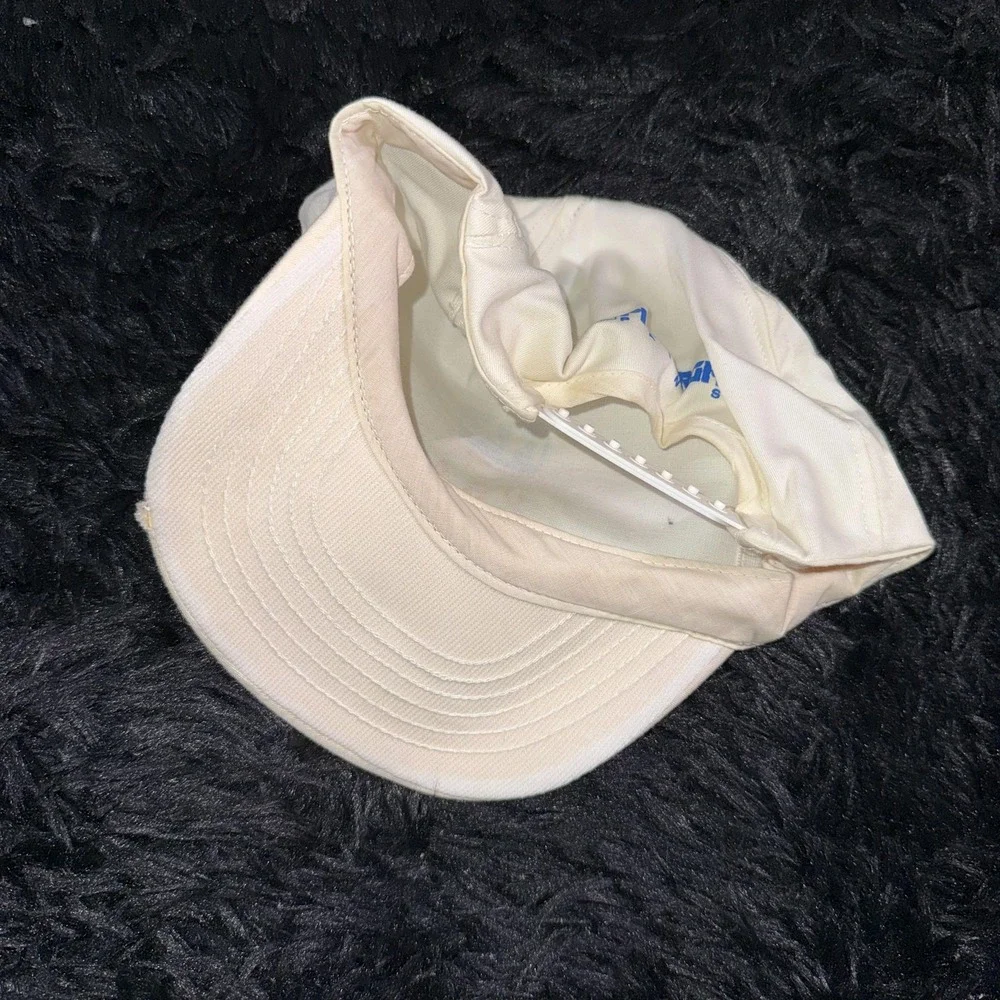 Vintage USA Olympic Team Hat Cap Snap Back Mens White Summer Olympics 90s